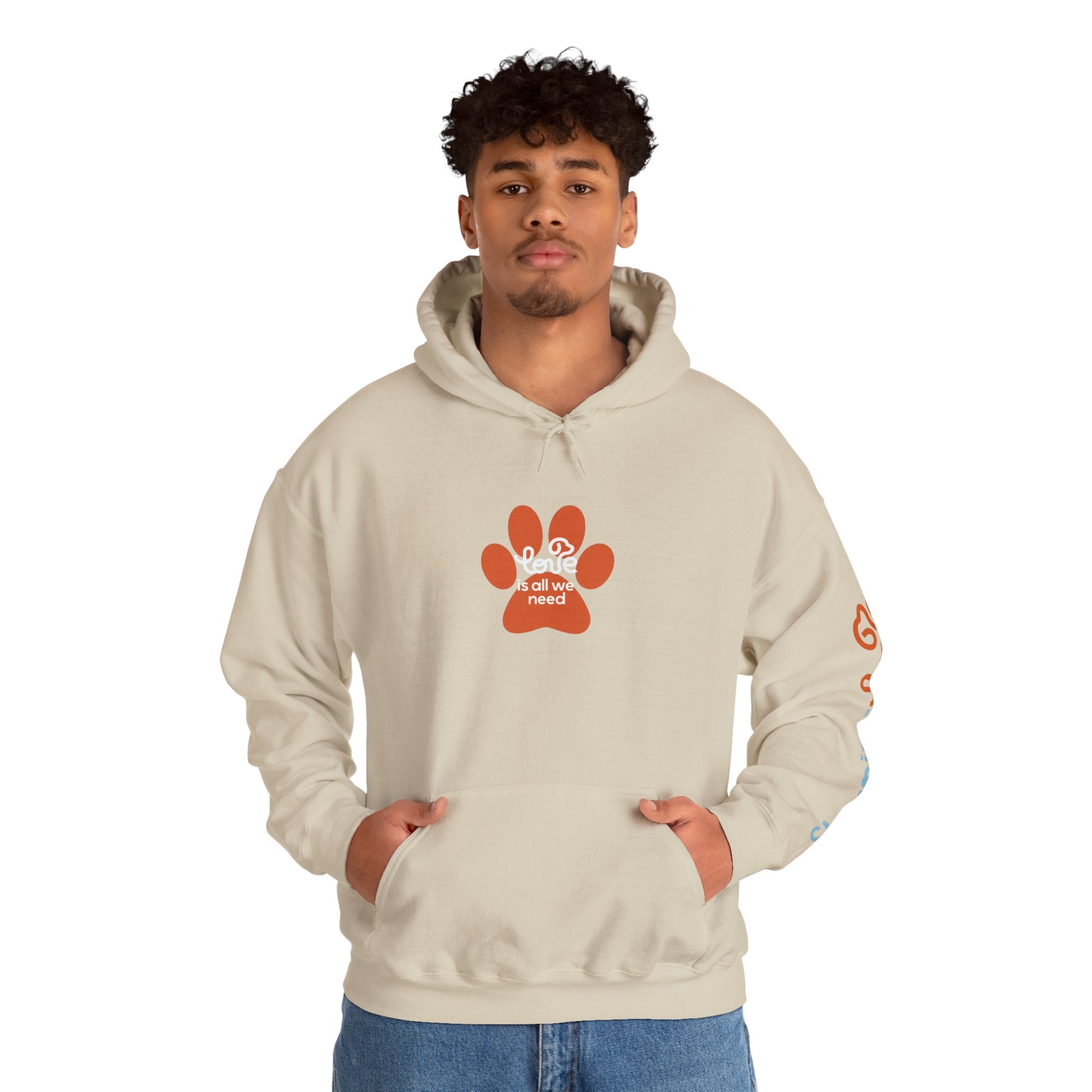 Unisex Sharing Love Hooded Sweatshirt