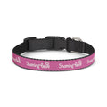 Clip-on Pet Collar — Pink “Sharing Love” Adjustable Dog Collar