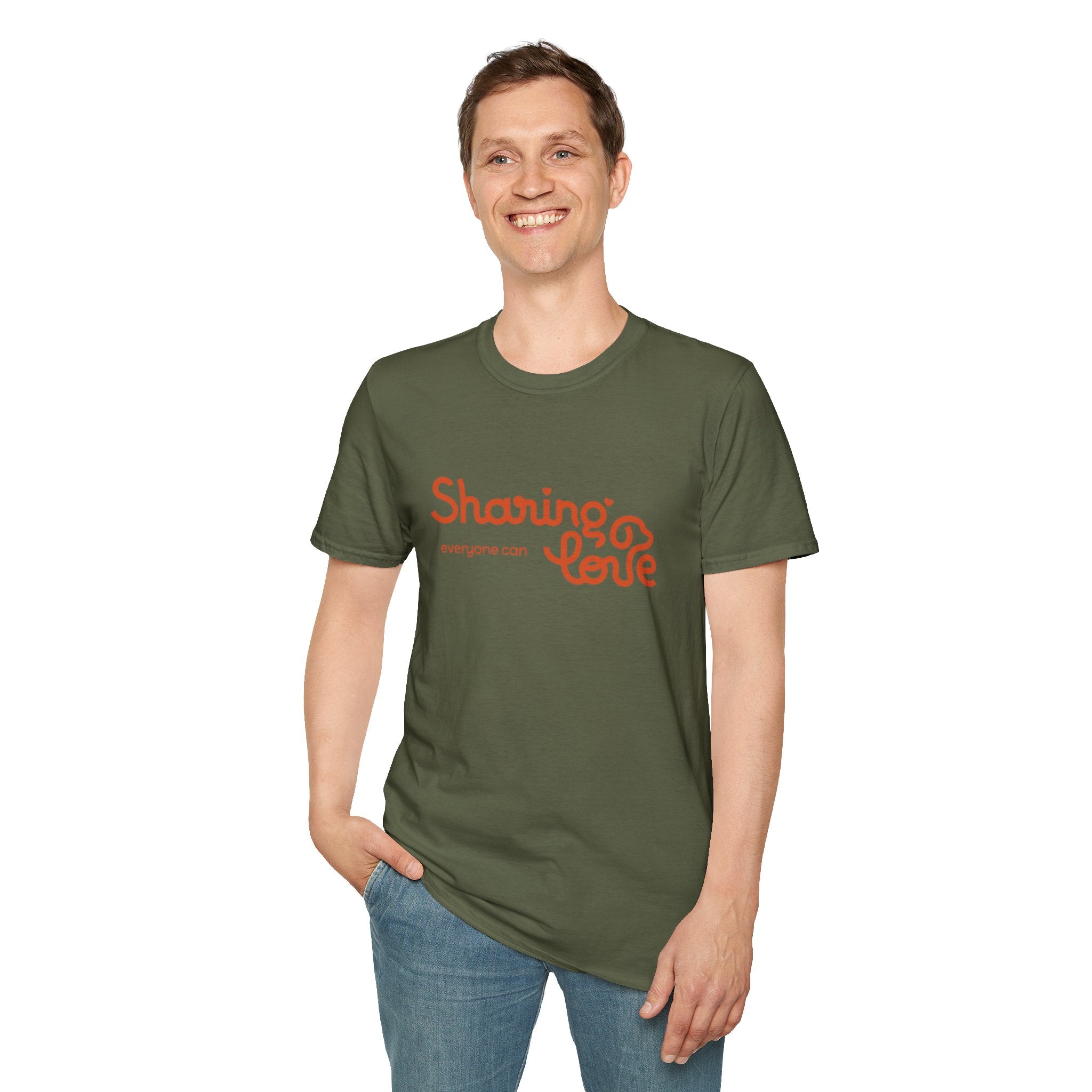 Unisex Sharing Love T-Shirt (Logo)