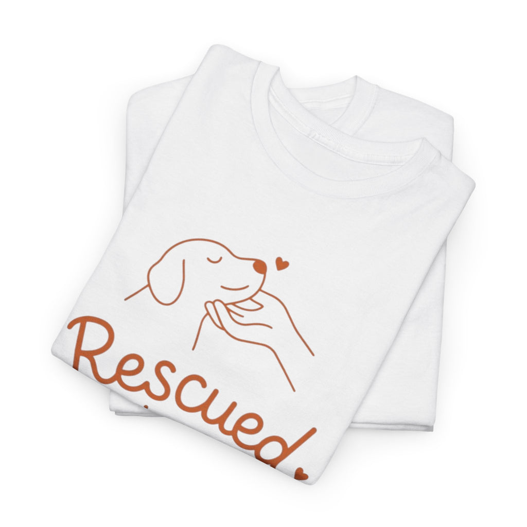 Rescued Is My Favorite Breed T-Shirt — Dog Rescue Adoption Shirt