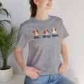 Halloween Dog Tee — "Sit. Stay. Spook." Cute Puppy Ghost Graphic Shirt