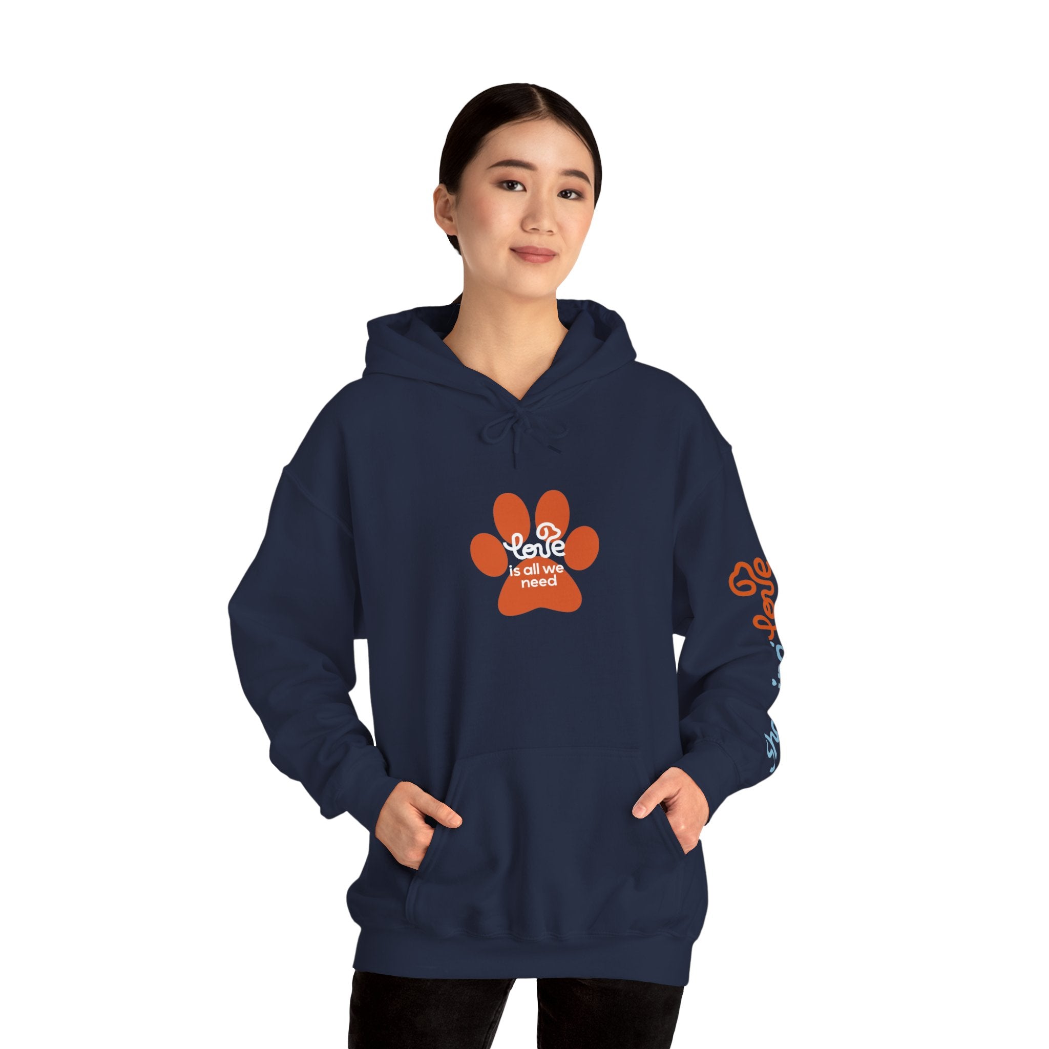Unisex Sharing Love Hooded Sweatshirt