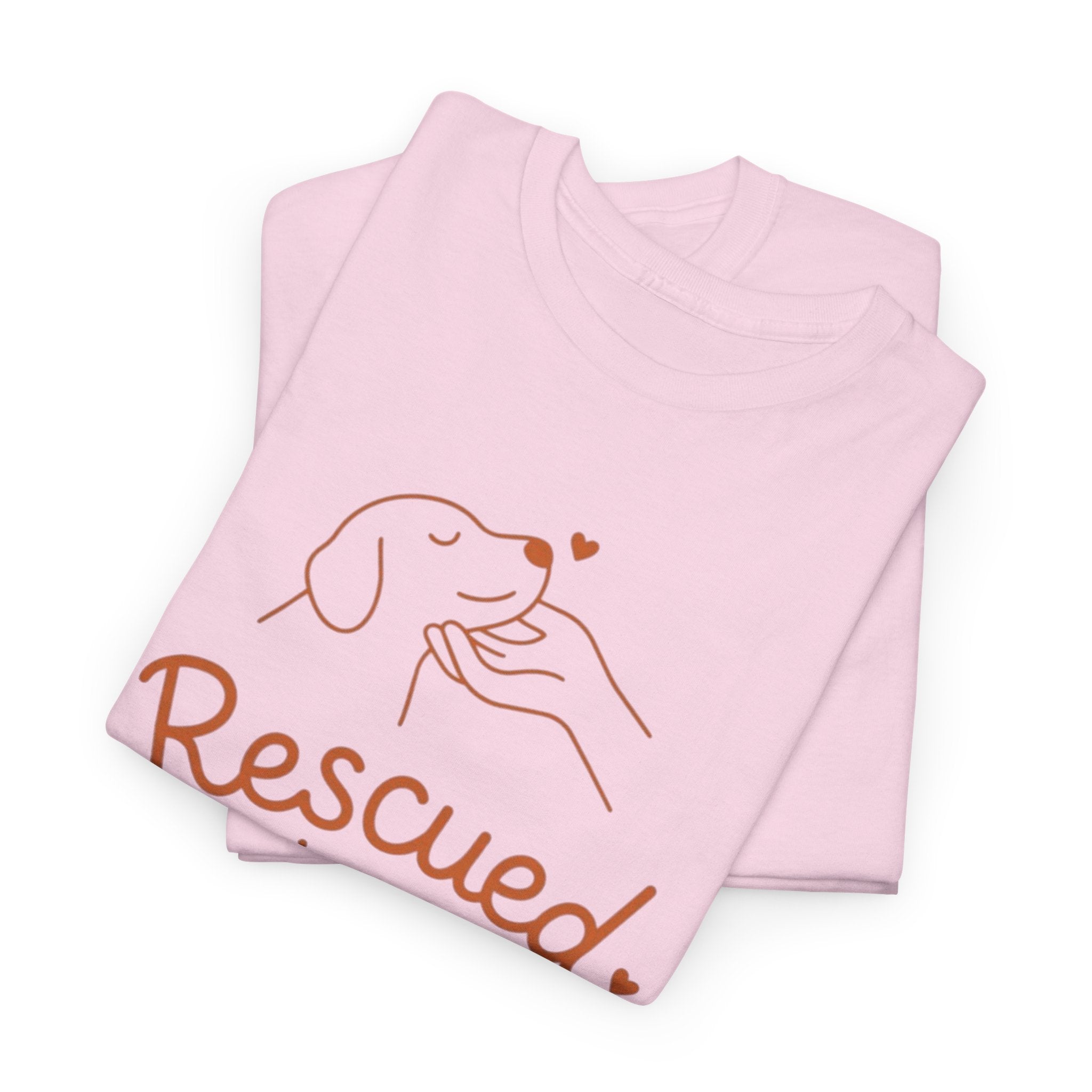 Rescued Is My Favorite Breed T-Shirt — Dog Rescue Adoption Shirt