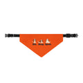 Halloween Pet Bandana — Orange 'Sit. Stay. Spook.' Clip-On Dog Bandana