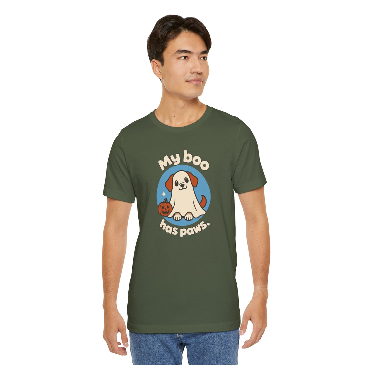 My Boo Has Paws Tee - Cute Halloween Puppy T-Shirt