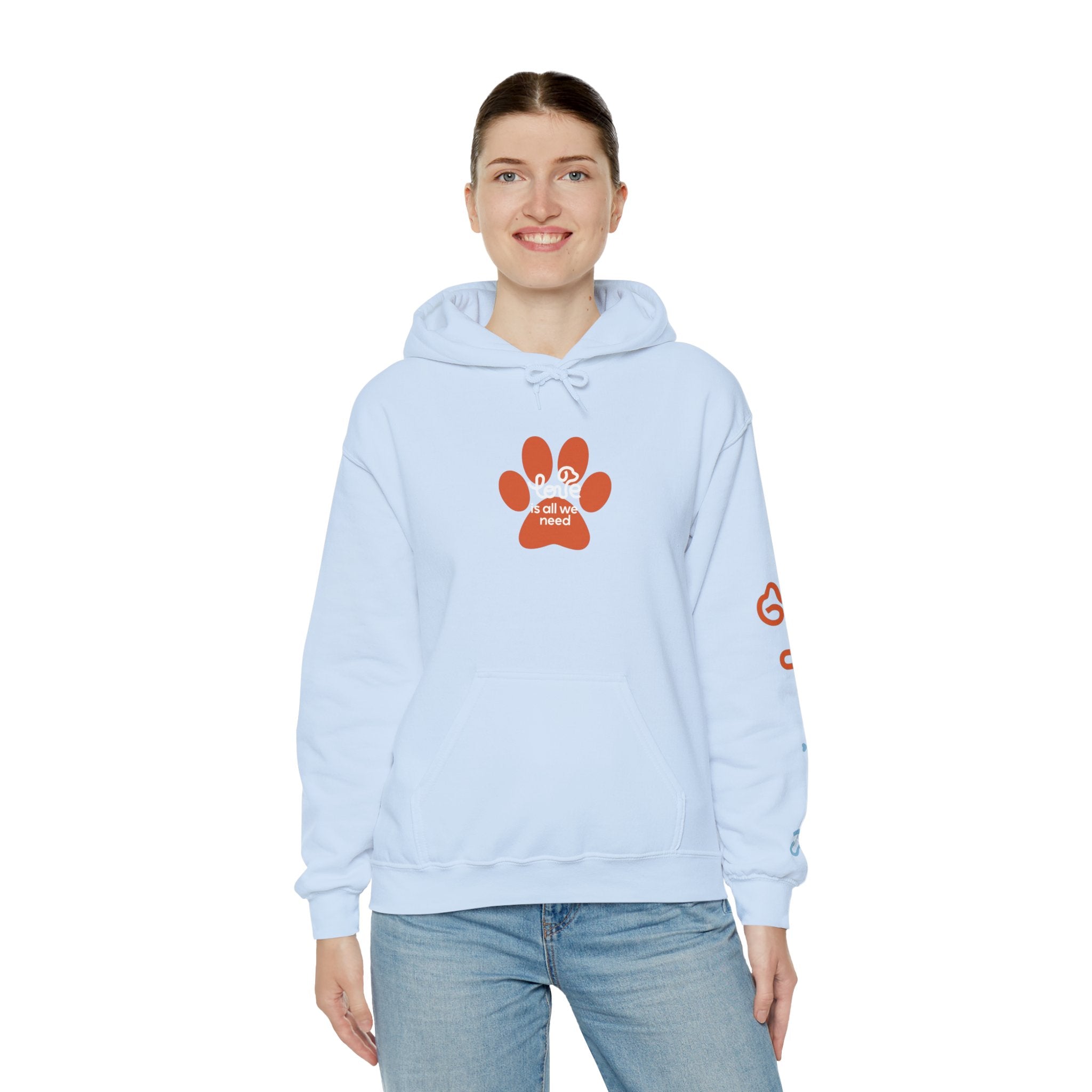 Unisex Sharing Love Hooded Sweatshirt