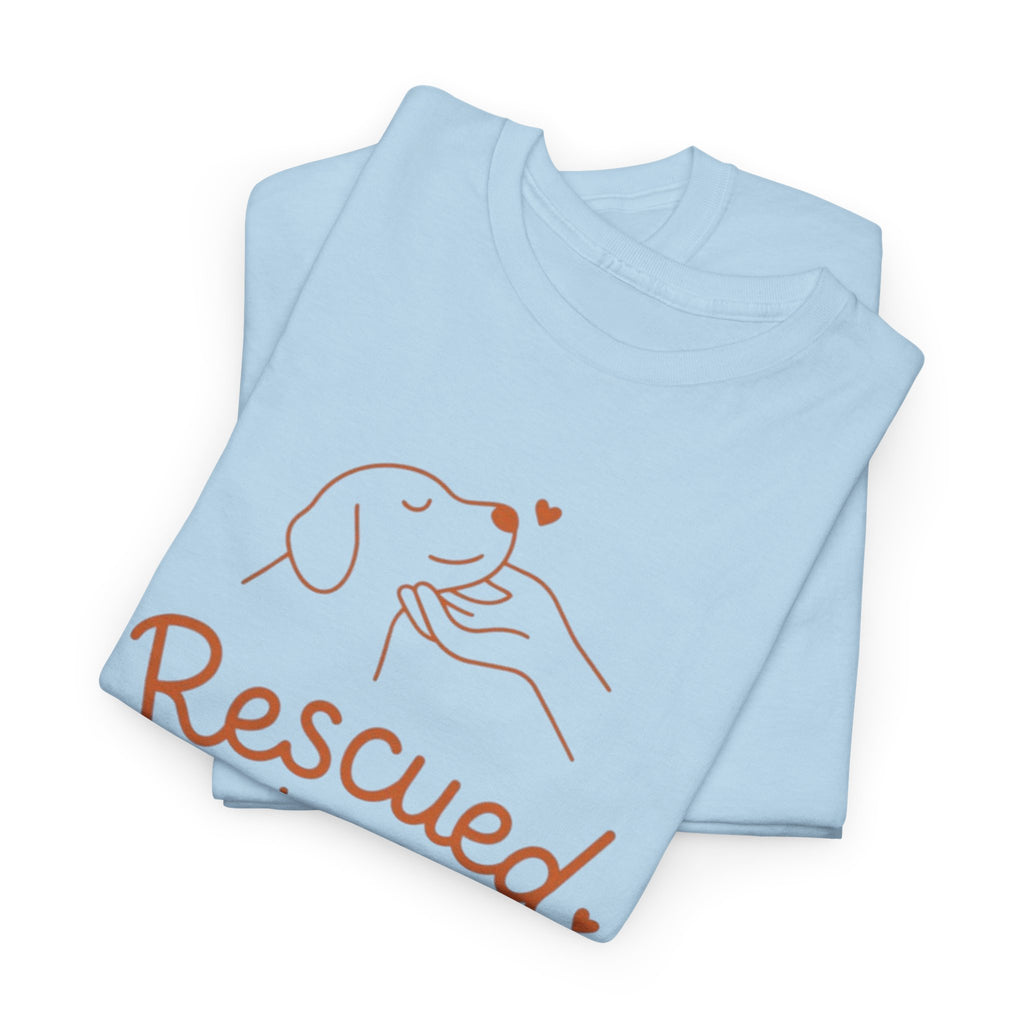 Rescued Is My Favorite Breed T-Shirt — Dog Rescue Adoption Shirt