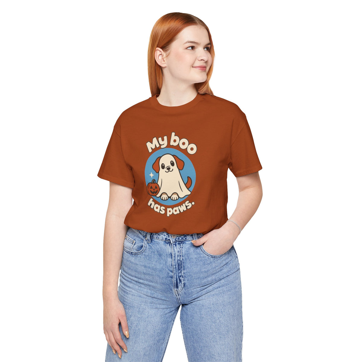 My Boo Has Paws Tee - Cute Halloween Puppy T-Shirt