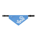 Clip-on Pet Bandana — Blue 'LOVE' Script Dog Collar Accessory