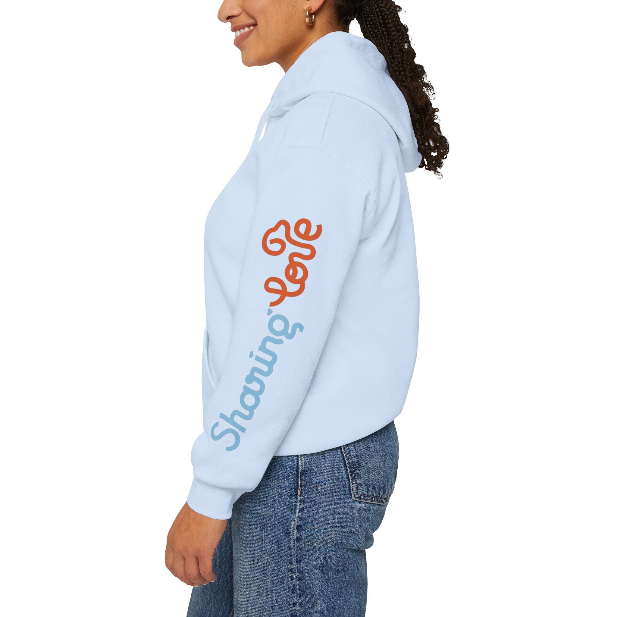 Unisex Sharing Love Hooded Sweatshirt