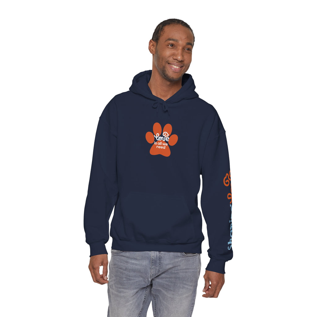 Unisex Sharing Love Hooded Sweatshirt