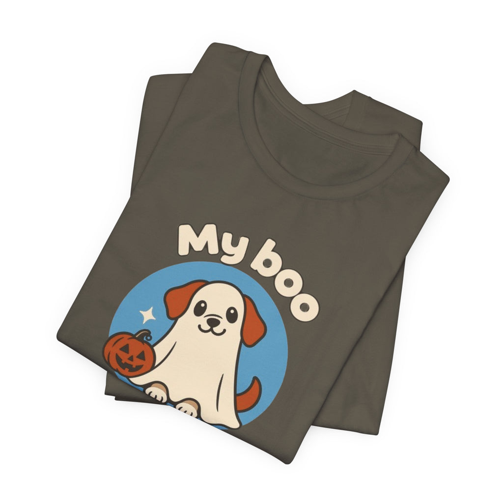 My Boo Has Paws Tee - Cute Halloween Puppy T-Shirt