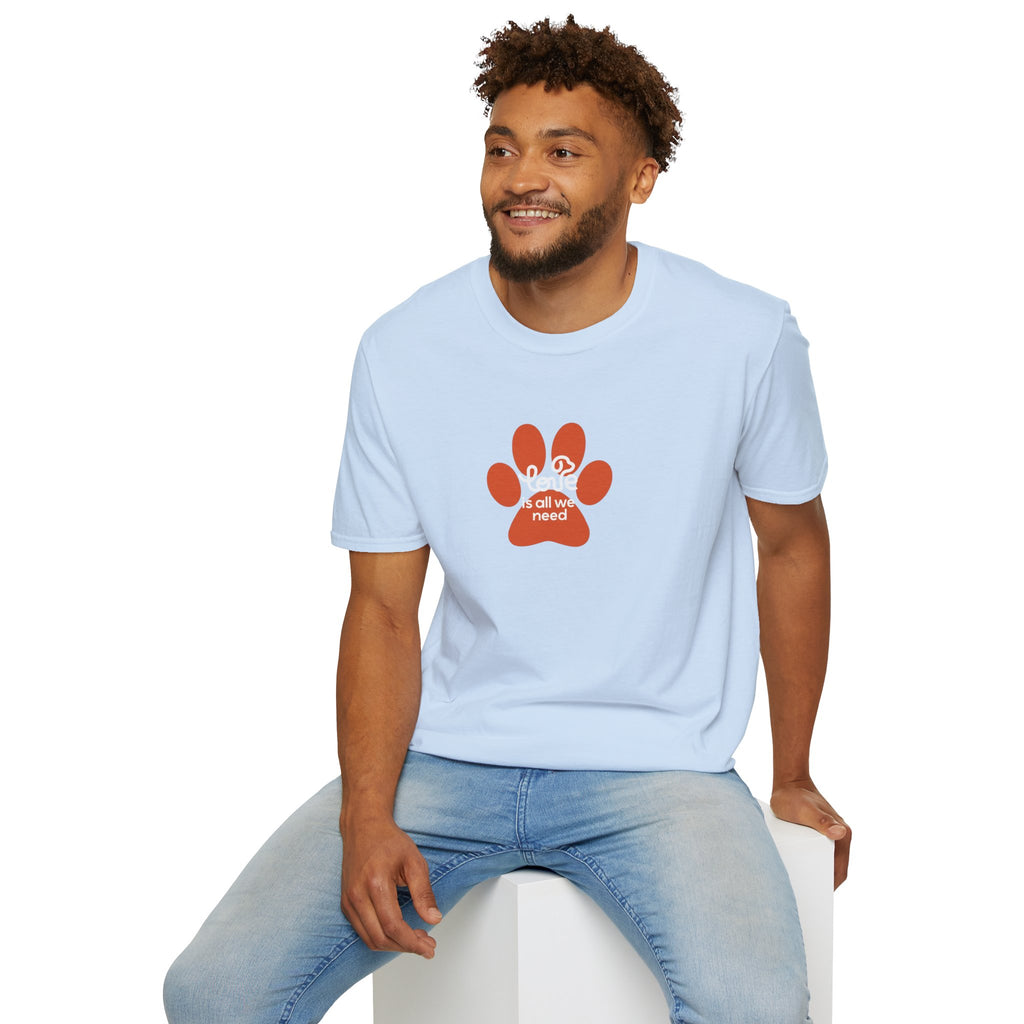 Paw Print “Love is All We Need” T-Shirt