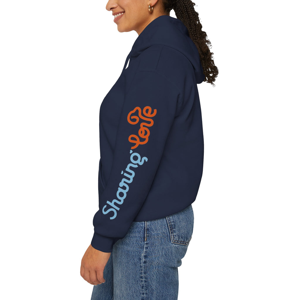 Unisex Sharing Love Hooded Sweatshirt