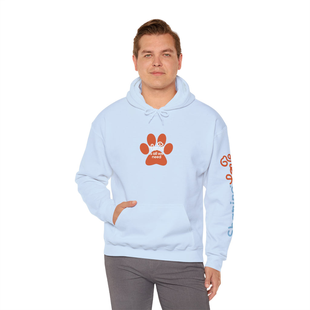 Unisex Sharing Love Hooded Sweatshirt
