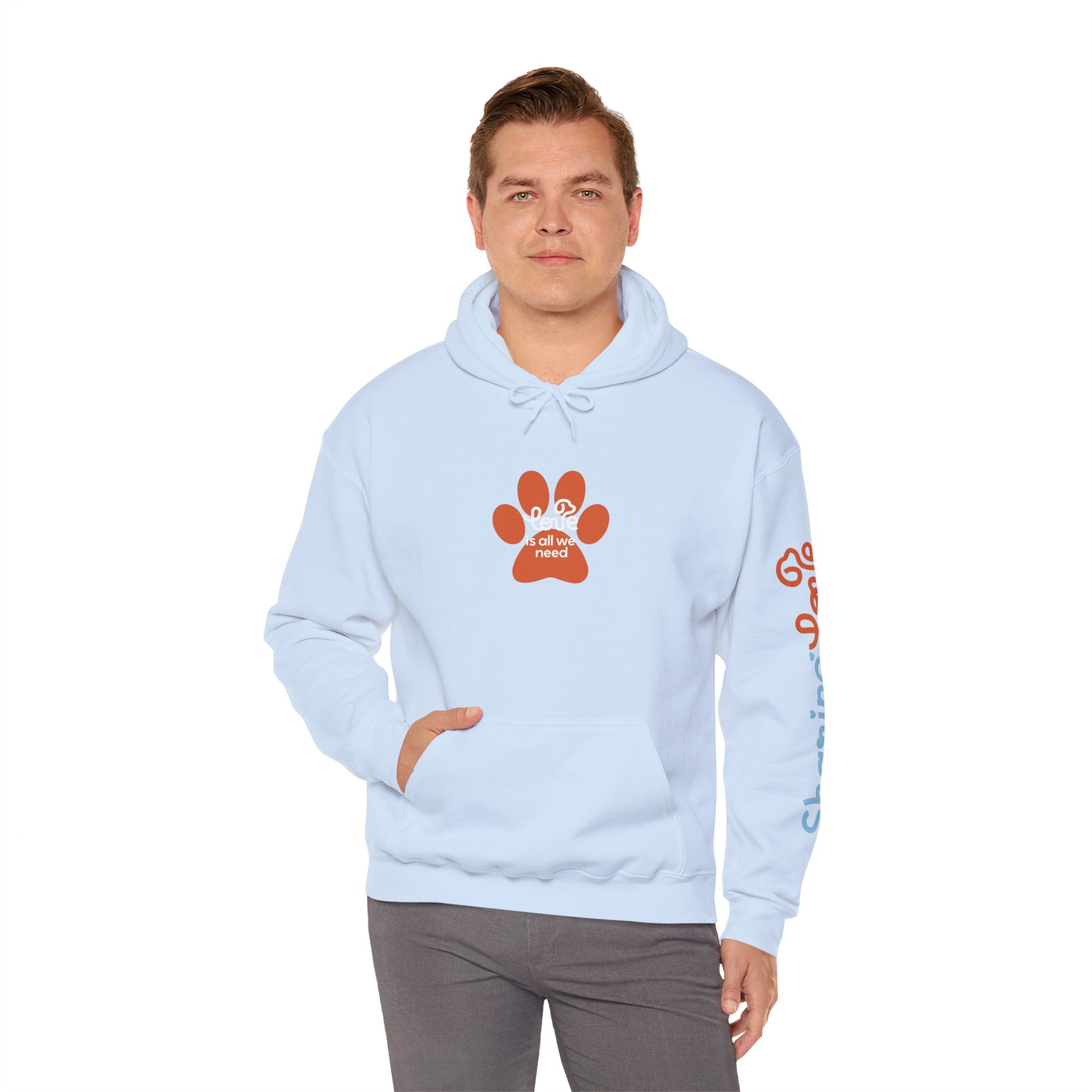 Unisex Sharing Love Hooded Sweatshirt