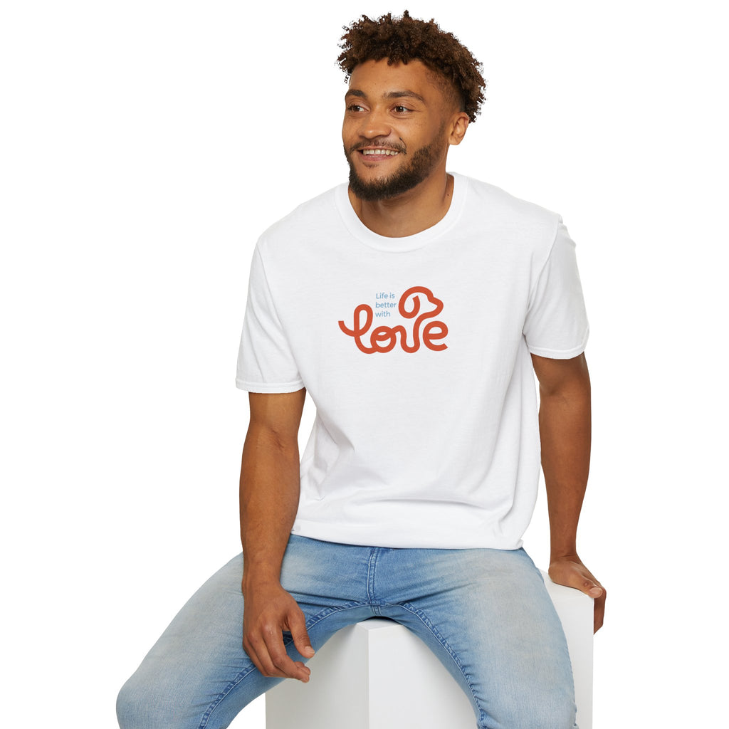 Unisex Sharing Love T-Shirt (Life is better with Love)