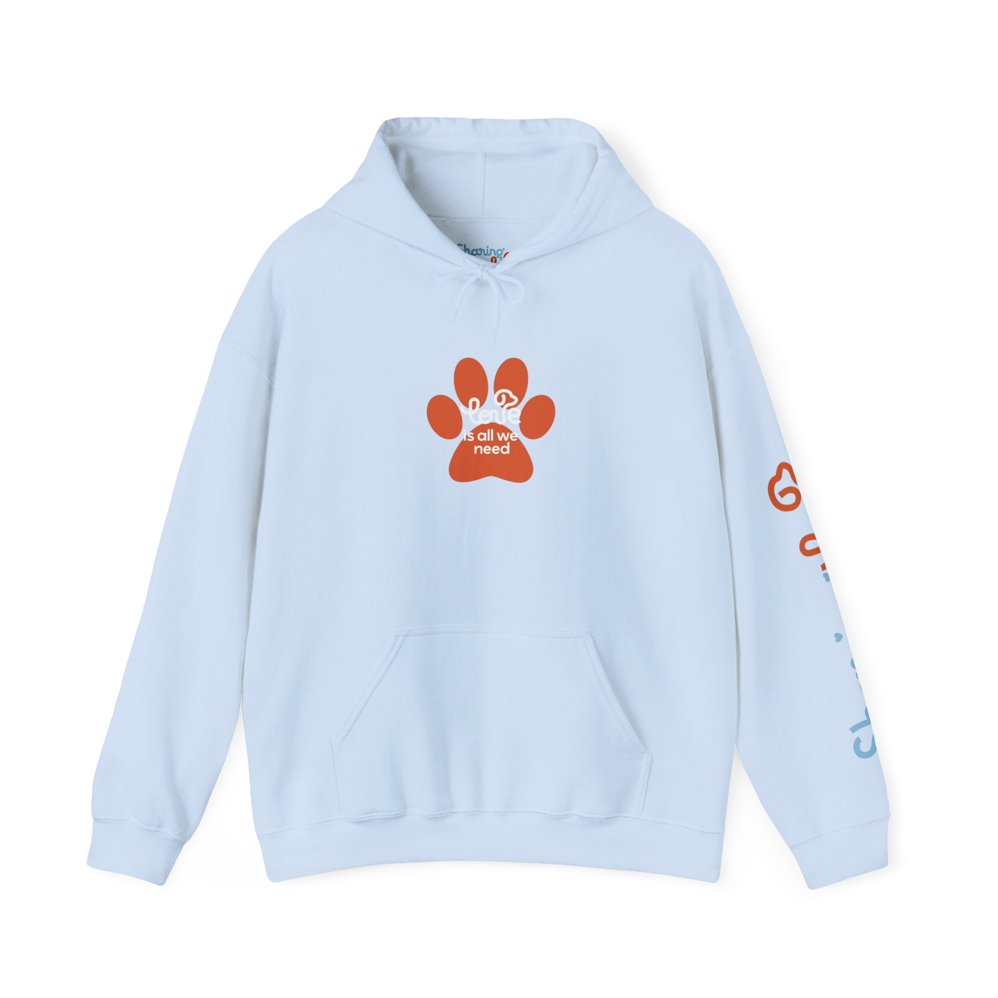 Unisex Sharing Love Hooded Sweatshirt