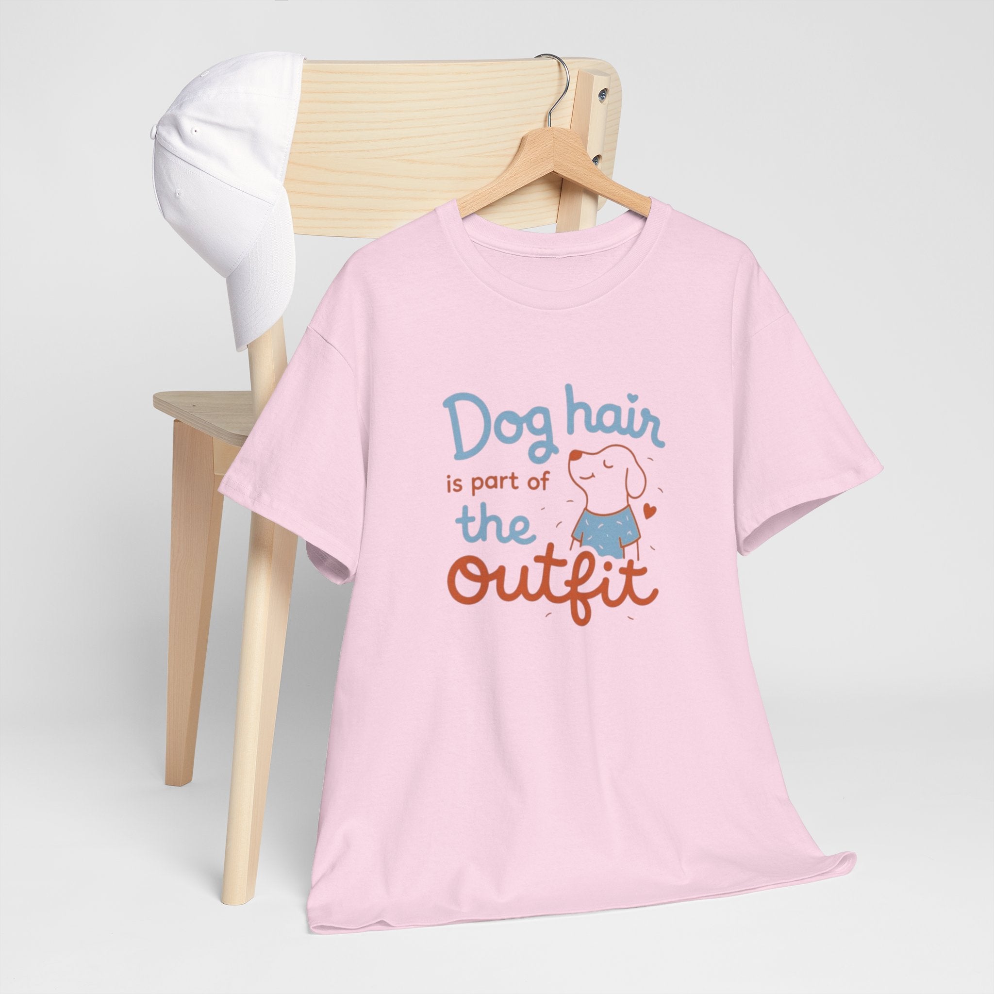 Dog Hair Is Part of the Outfit T-Shirt — Cute Pet Lover Tee